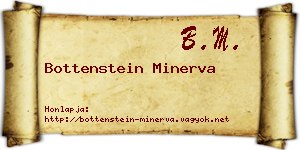 Bottenstein Minerva névjegykártya